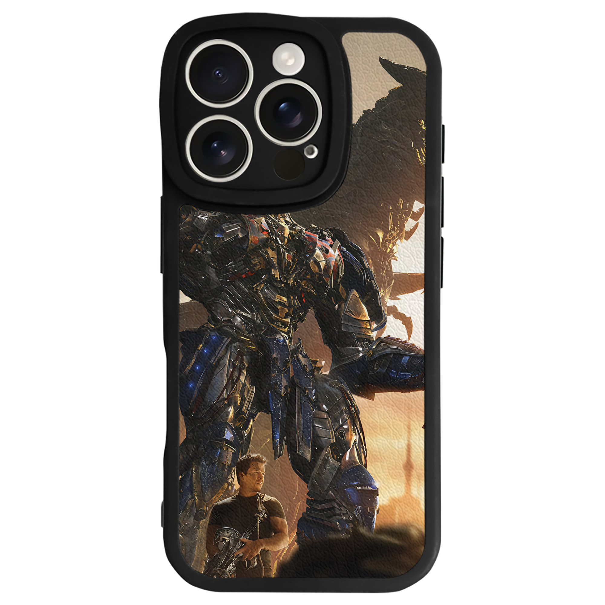 （画像用） Transformers トランスフォーマー 【iPhone 16シリーズ対応】シリコンスマホケース（レザー調） 材質：シリコン